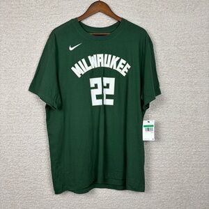 Nike Shirt Mens XL Green Milwaukee Tee 22‎ Short Sleeve Swoosh Sports Middleton